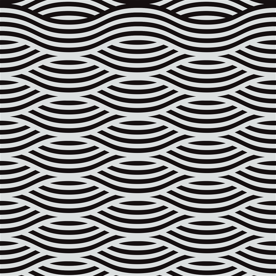 Waving lines pattern. Free illustration for personal and commercial use.