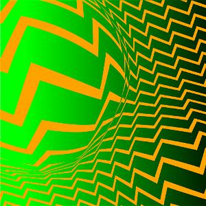 Zigzag green pattern. Free illustration for personal and commercial use.