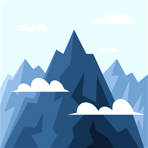 Mountain range. Free illustration for personal and commercial use.