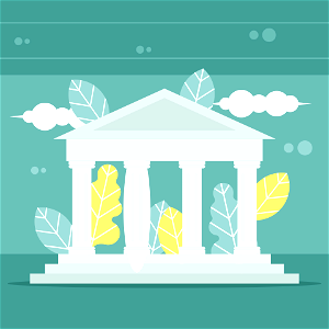 Banking service icon. Free illustration for personal and commercial use.