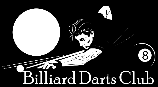 Billiard darts club. Free illustration for personal and commercial use.