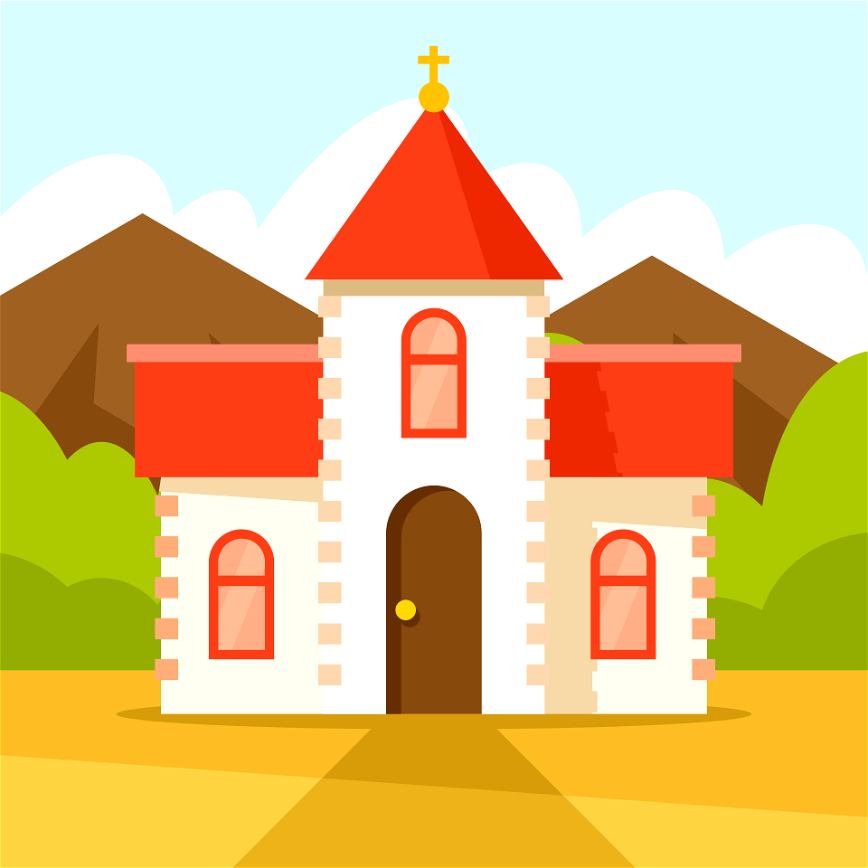 Church clip art | Creazilla