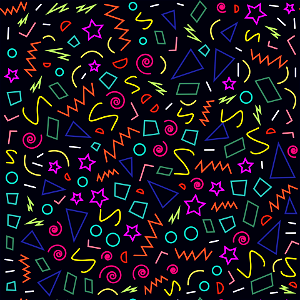 Confetti pattern background. Free illustration for personal and commercial use.