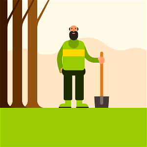 Farmer. Free illustration for personal and commercial use.