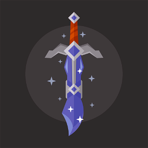 Game sword. Free illustration for personal and commercial use.