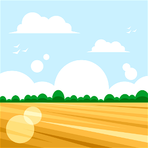 Plowed field. Free illustration for personal and commercial use.