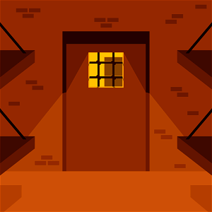 Prison cell. Free illustration for personal and commercial use.