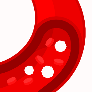 Red white blood cells. Free illustration for personal and commercial use.