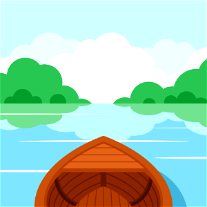 River boat. Free illustration for personal and commercial use.