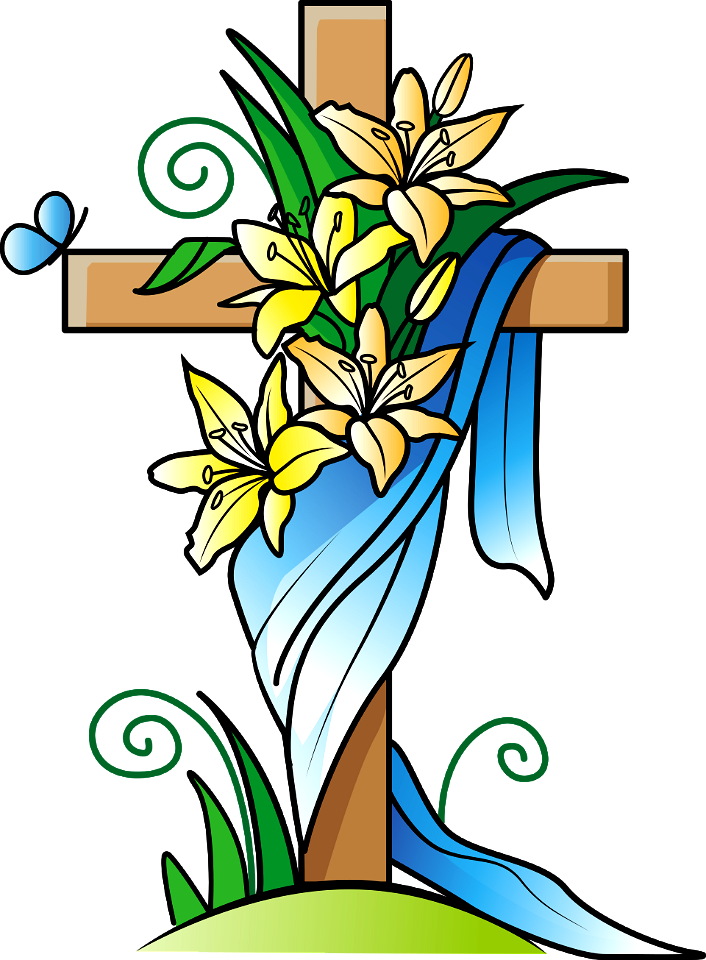 Easter Cross Free Stock Illustrations Creazilla