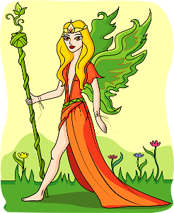 Aine Fairy. Free illustration for personal and commercial use.