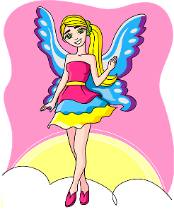 Barbie Fairy. Free illustration for personal and commercial use.