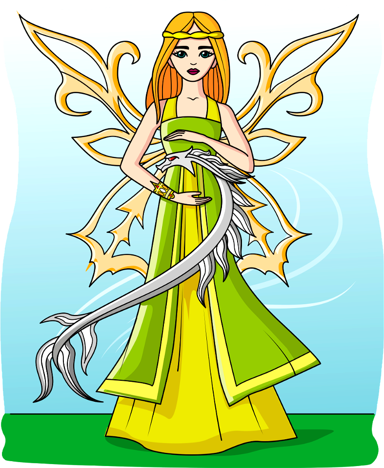 Celtic Fairy - Free Stock Illustrations | Creazilla