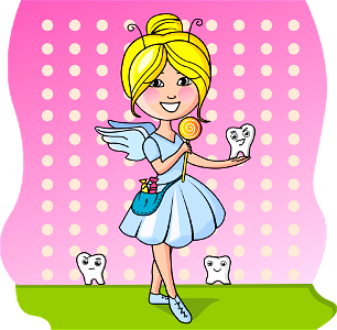 Tooth Fairy. Free illustration for personal and commercial use.