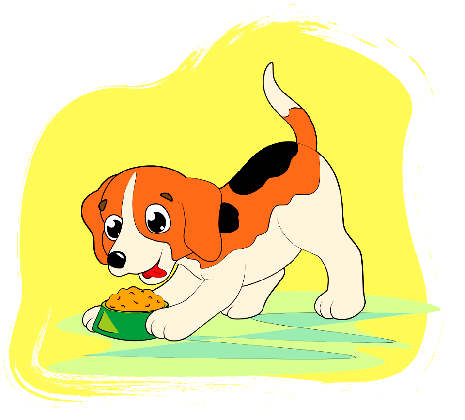 Beagle Puppy. Free illustration for personal and commercial use.