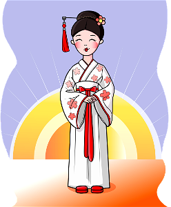 Chinese Princess. Free illustration for personal and commercial use.