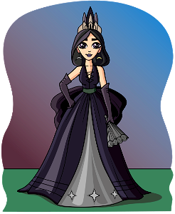 Gothic Princess. Free illustration for personal and commercial use.