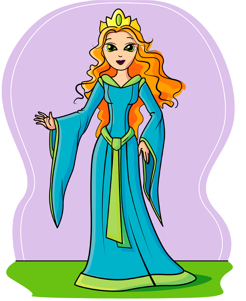 Medieval Princess - Free Stock Illustrations | Creazilla