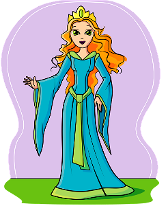 Medieval Princess. Free illustration for personal and commercial use.