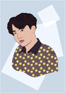 BTS J Hope. Free illustration for personal and commercial use.
