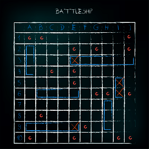 Battleship Game. Free illustration for personal and commercial use.