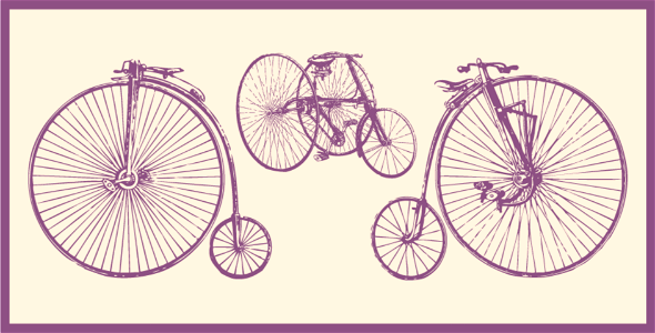 Bikes. Free illustration for personal and commercial use.