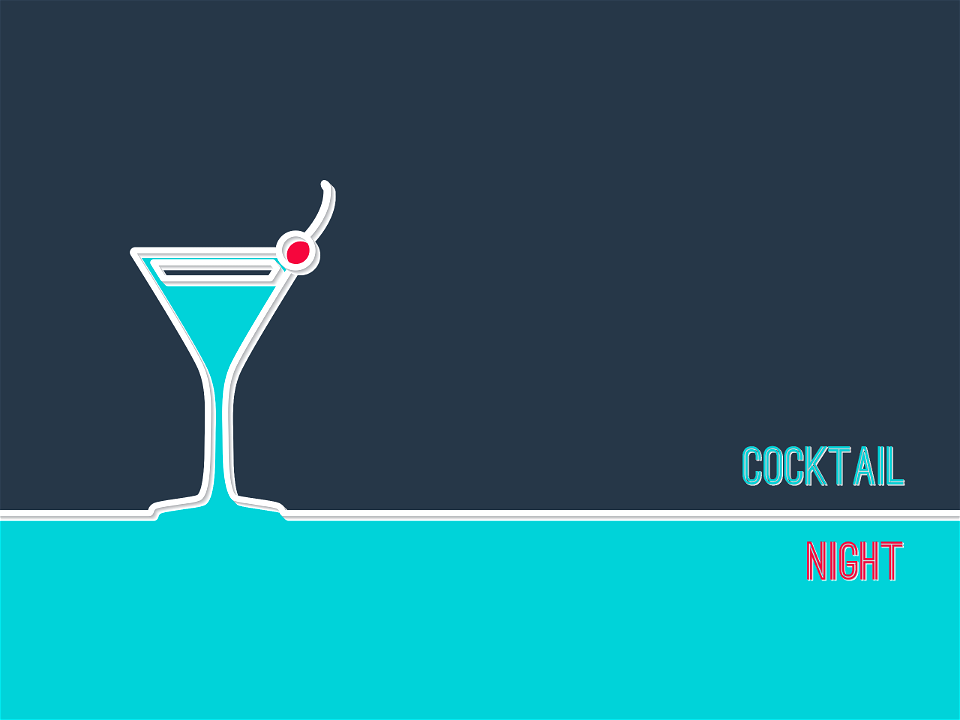 Cocktail Night. Free illustration for personal and commercial use.