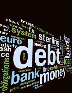 Debt Banking. Free illustration for personal and commercial use.