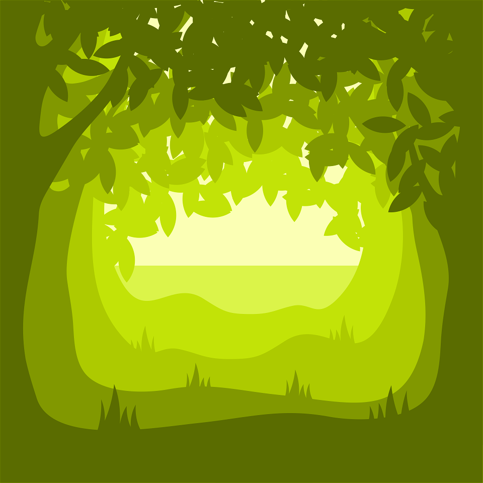 Deep Forest. Free illustration for personal and commercial use.