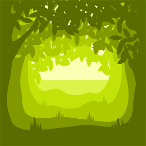 Deep Forest. Free illustration for personal and commercial use.