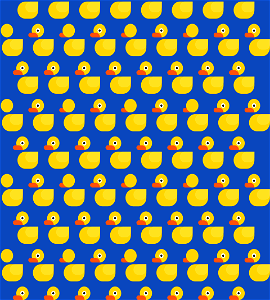 Duck Pattern. Free illustration for personal and commercial use.
