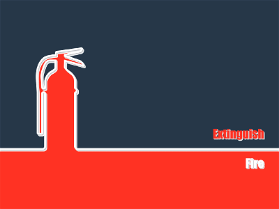 Fire Extinguisher. Free illustration for personal and commercial use.
