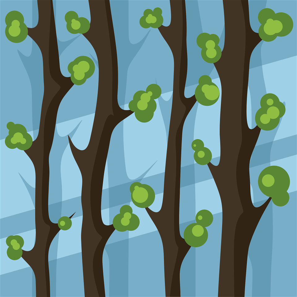 Forest Trees. Free illustration for personal and commercial use.