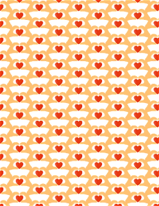 Heart Hands Pattern. Free illustration for personal and commercial use.