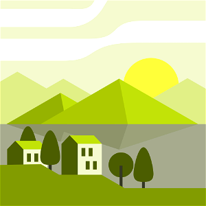 Landscape. Free illustration for personal and commercial use.