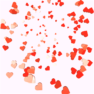 Random Hearts. Free illustration for personal and commercial use.