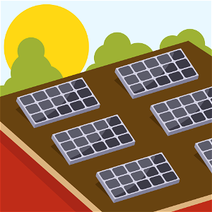 Solar Panels. Free illustration for personal and commercial use.