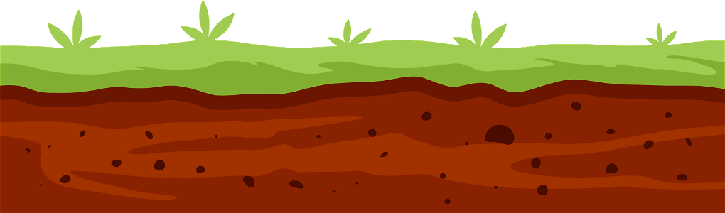 Type of Soil. Free illustration for personal and commercial use.