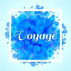 Voyage Blue. Free illustration for personal and commercial use.