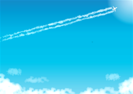 Airplane. Free illustration for personal and commercial use.