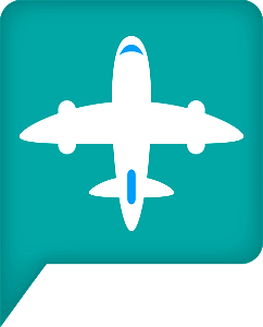 Airport map icon. Free illustration for personal and commercial use.