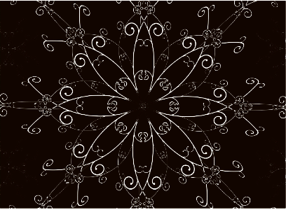Arabesque black background. Free illustration for personal and commercial use.