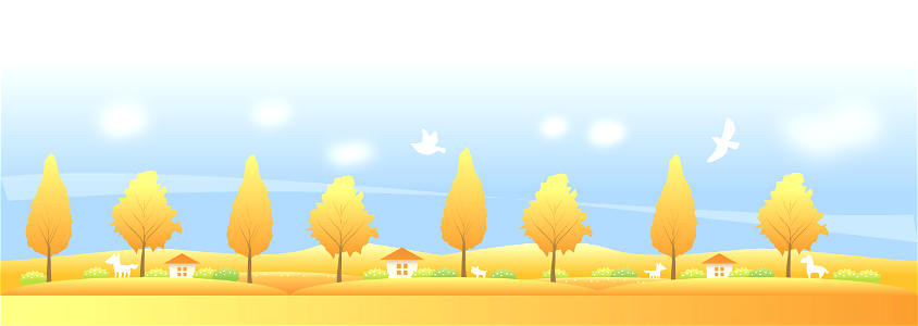 Autumn trees. Free illustration for personal and commercial use.