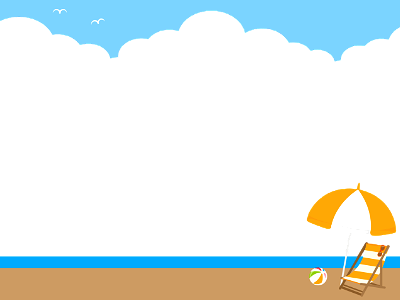 Beach summer. Free illustration for personal and commercial use.