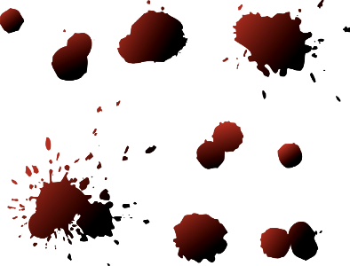 Bloodstain. Free illustration for personal and commercial use.