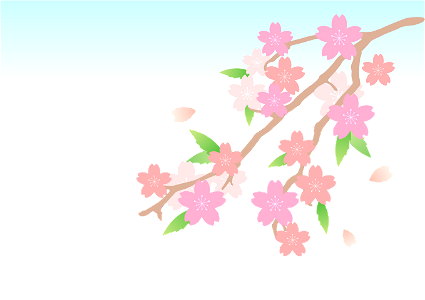 Cherry branch. Free illustration for personal and commercial use.