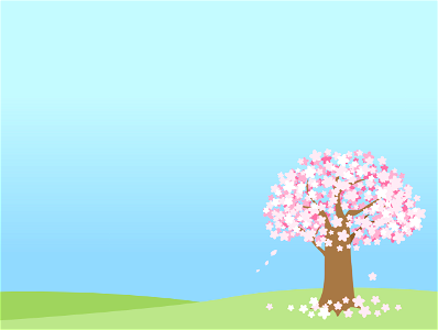 Cherry tree. Free illustration for personal and commercial use.