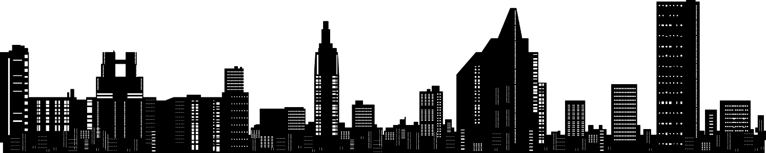 Cityscape silhouette. Free illustration for personal and commercial use.