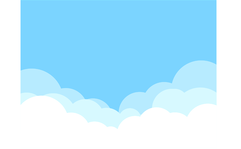 Clouds sky. Free illustration for personal and commercial use.