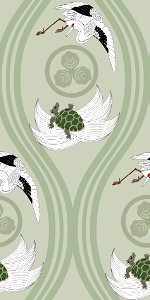 Crane turtle background. Free illustration for personal and commercial use.